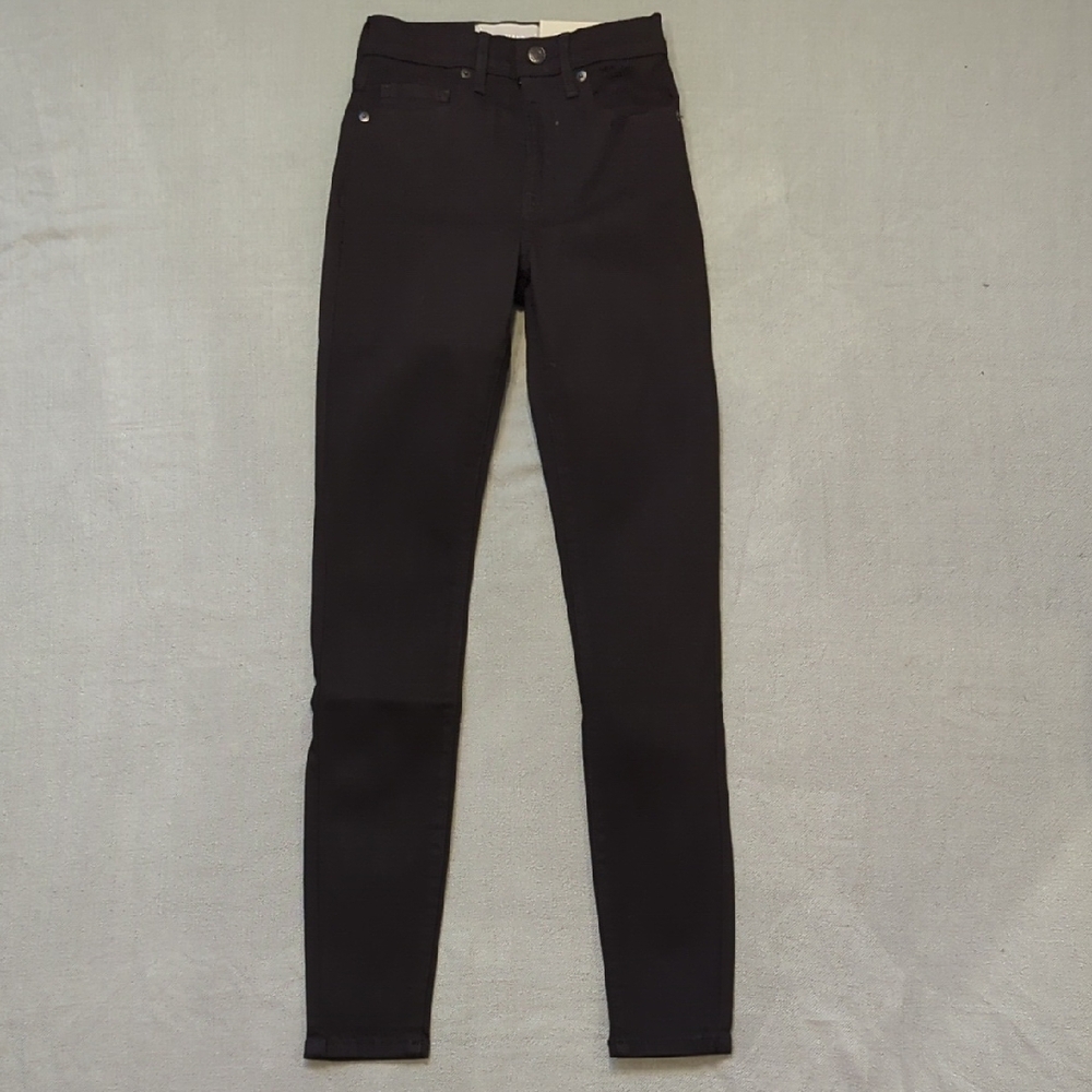 Everlane NWT High-Rise Skinny Jeans Black Women's 23
